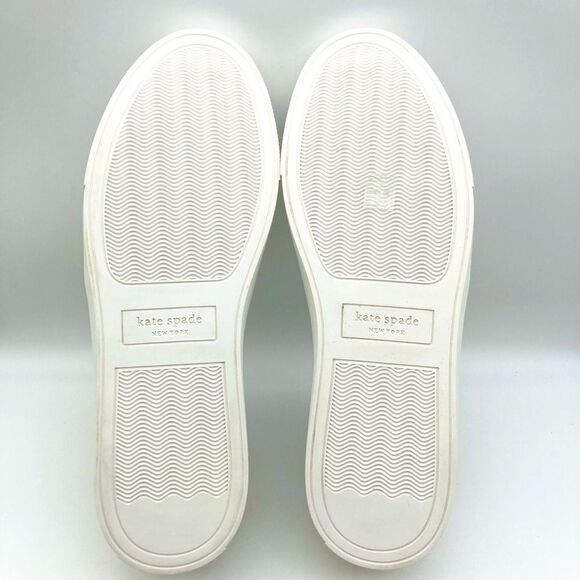 NWT Kate Spade New York Azores Women’s Leather Sneakers 7,5B - Picture 8 of 9